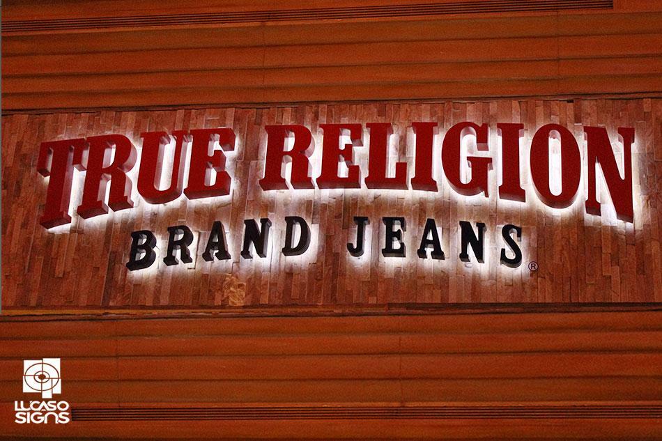 CHANNEL LETTERS – Reverse LED Signs « Halo » Type