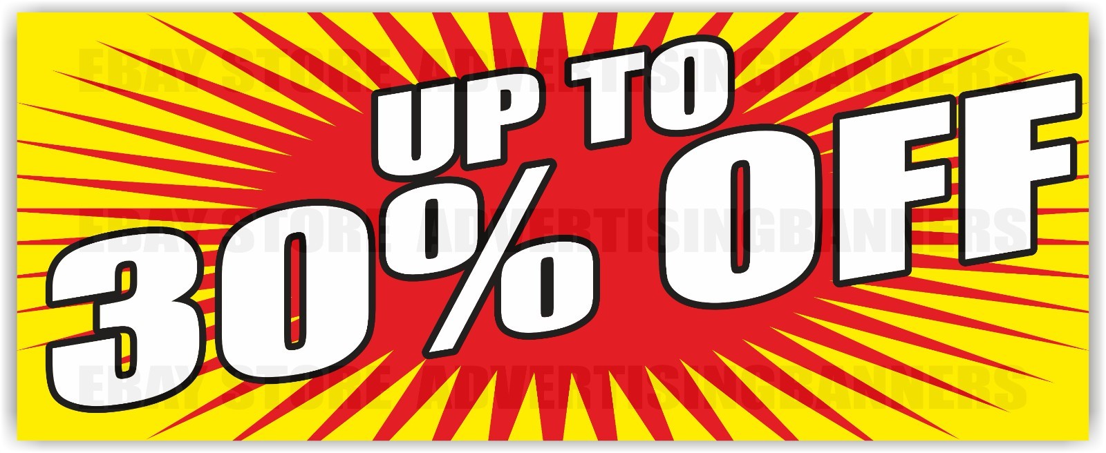 UP TO 30% OFF Advertising Banner Vinyl Sign SALE 10% OFF Clearance Discount Save