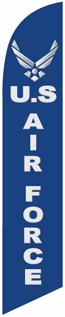 US Air Force Feather Banner Swooper Flag, Replacement Flag Only