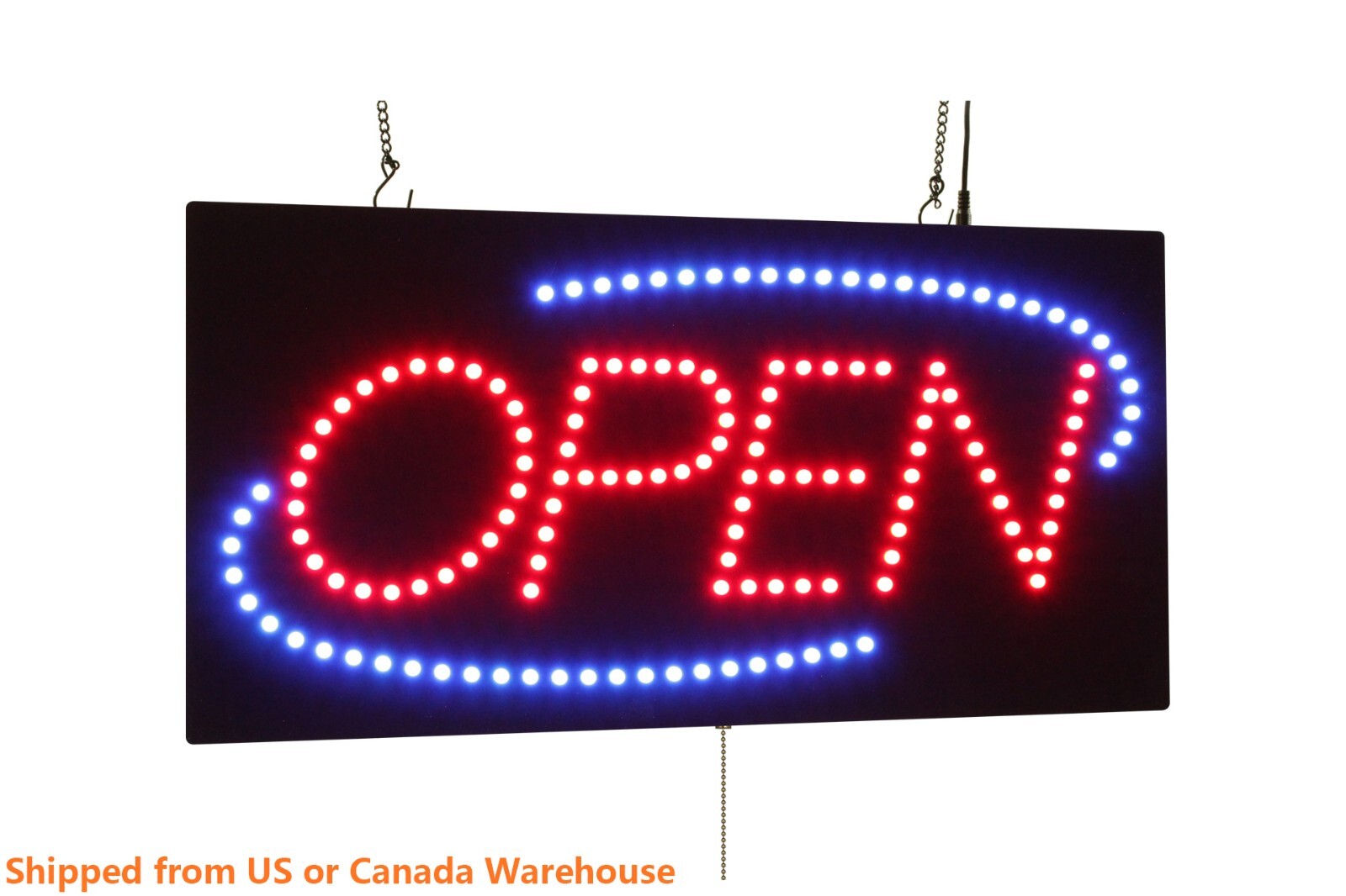 Open Sign 24&Prime;x12&Prime; Neon Sign LED Open Sign Store Sign Business Sign Window Sign