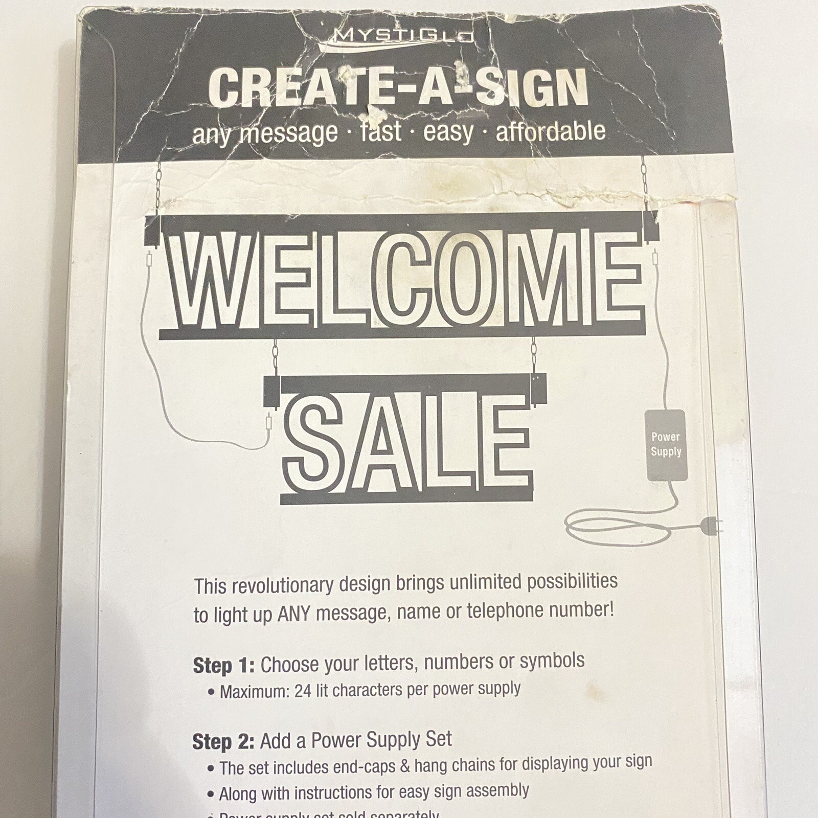 Custom Mystiglo Business Signage For Store Create Sign 3 Color Light Symbol $