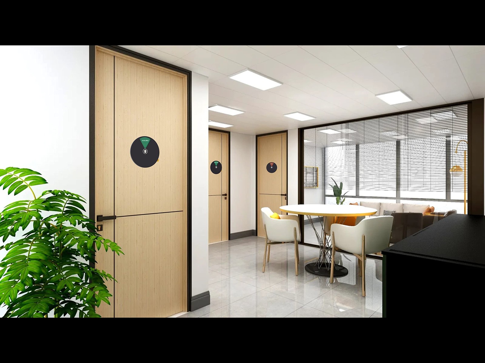 Office Door Sign, Do Not Disturb/Available/Out of Office/In a Meeting/Back So…
