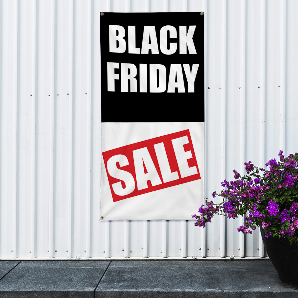 Vertical Vinyl Banner Multiple Sizes Black Friday Deal Business Business Outdoor