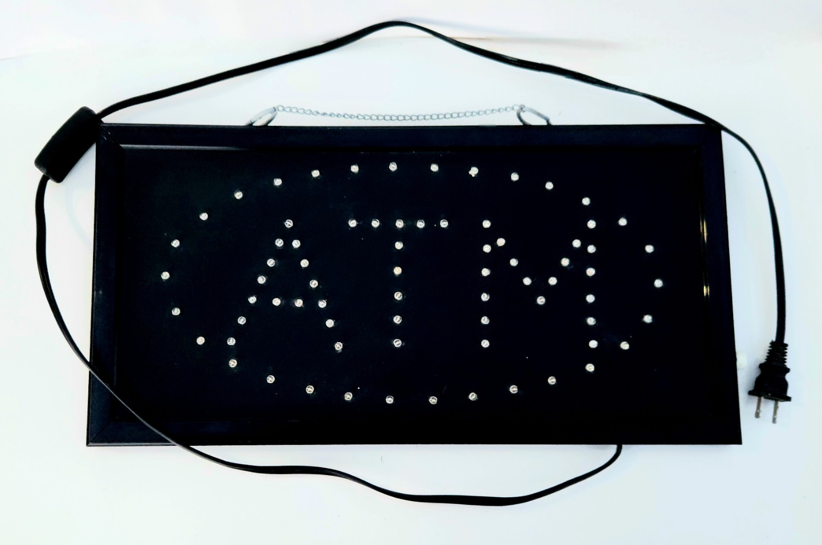 LARGE Bright LED Neon Light ATM Sign Business Animated Motion Display 21&Prime; X 13&Prime;