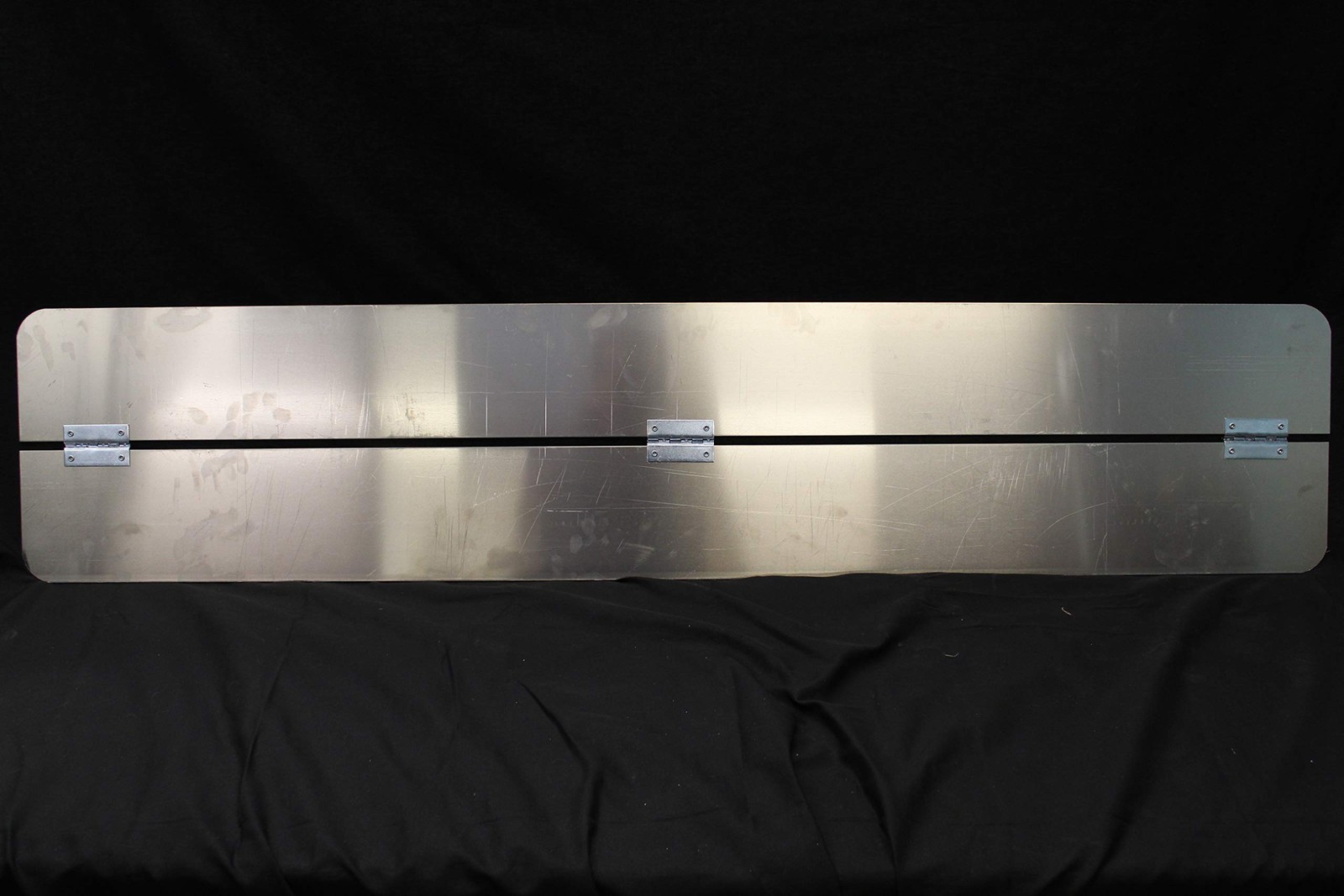 Oversize Load Sign – Aluminum, Center Hinged, Reflective Black Yellow, 60&Prime; x 12&Prime;