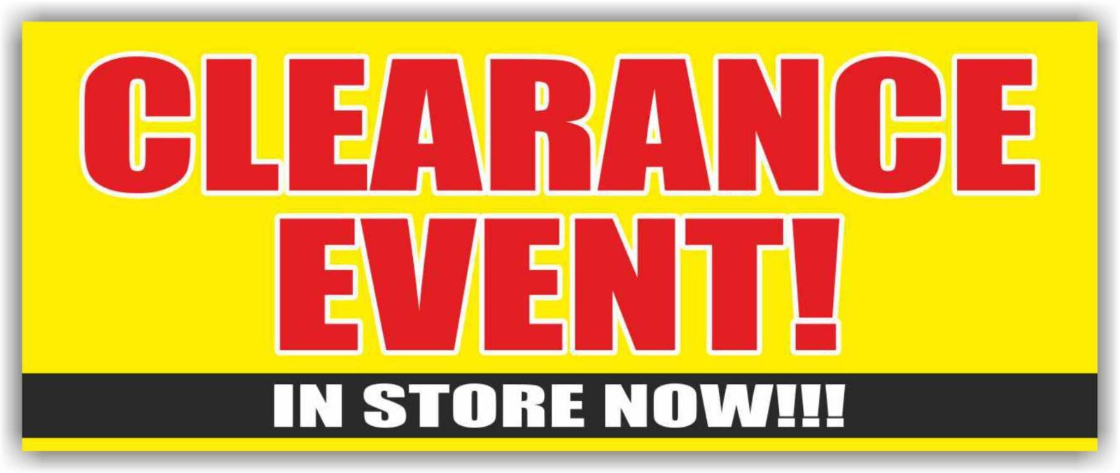 CLEARANCE EVENT Advertising Banner Vinyl Mesh Sign discount sale store shop