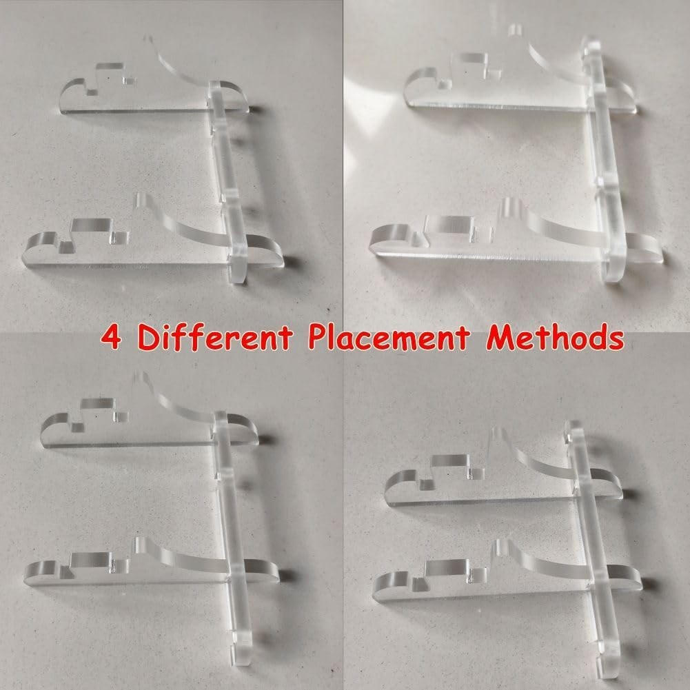 Crystal-Clear Acrylic Neon Sign Holder Base – Adjustable & Stable Tabletop Stand
