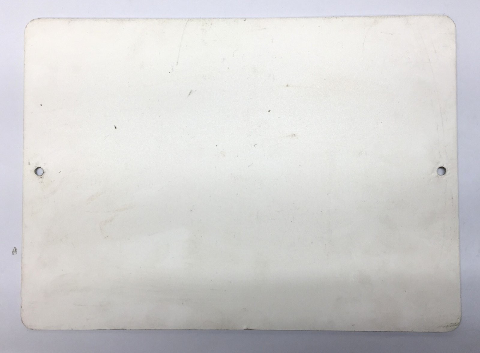 Unbranded Plastic 14&Prime; x 10&Prime; White/Red &lsquo;Return To Stock&rsquo; Signage USED