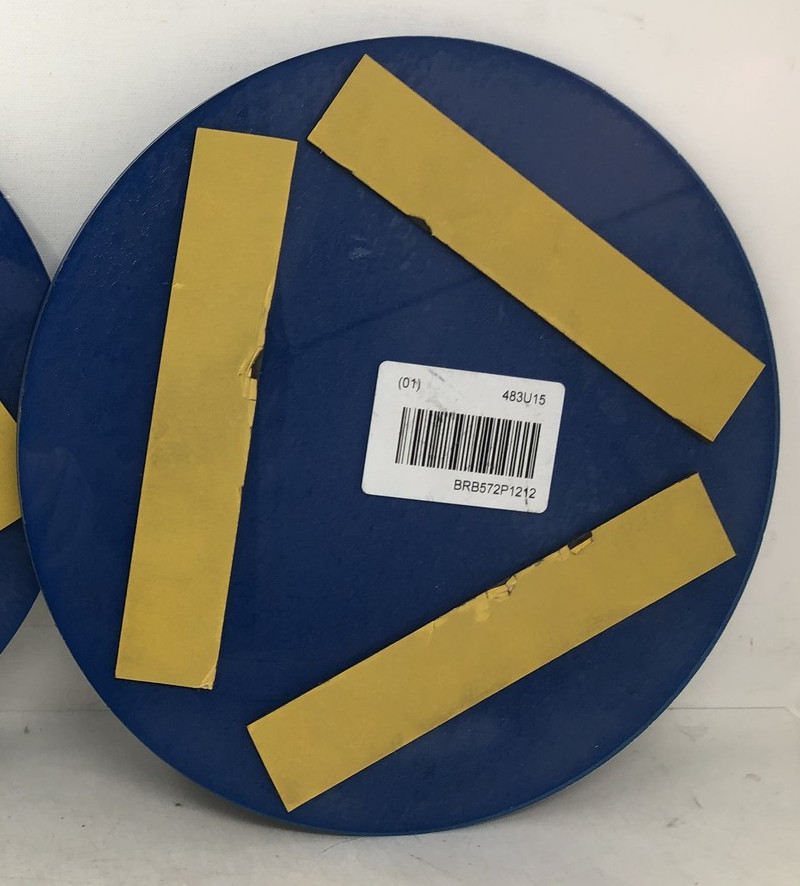 ADA Compliant Unisex Accessible Restroom Sign.Blue/White