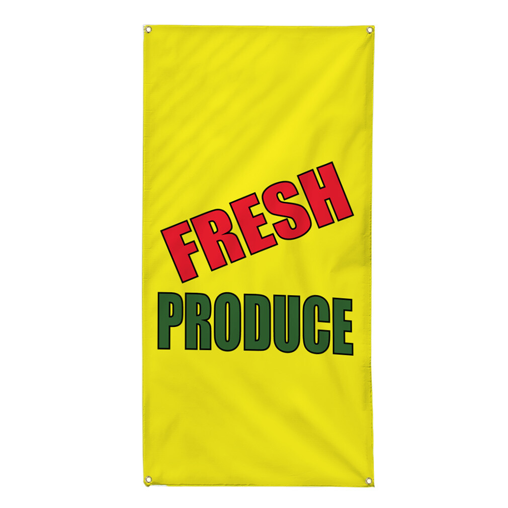 Vertical Vinyl Banner Multiple Sizes Business Weatherproof Industrial Yard Signs