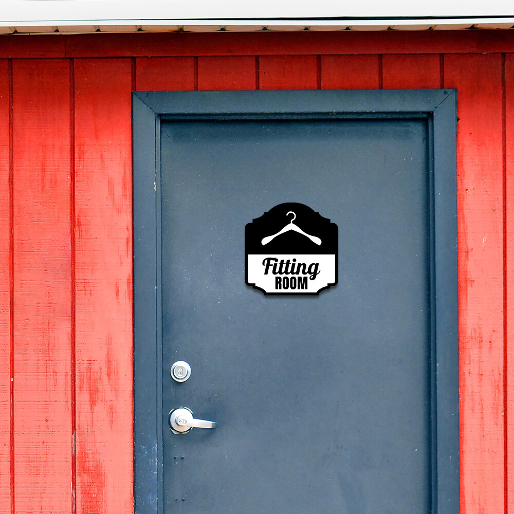 Heritage Plus Fitting Room Wall or Door Sign | Retail Store Signage