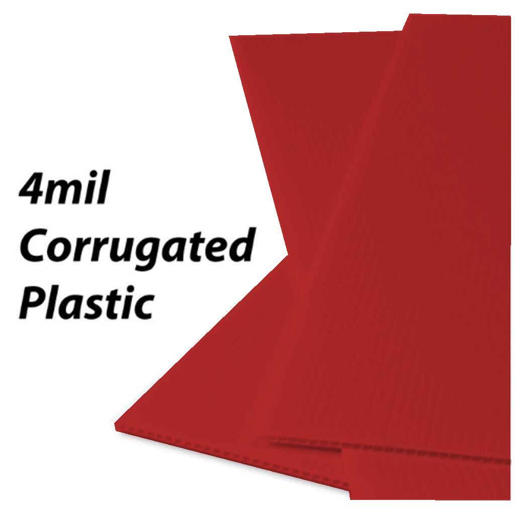 22&Prime; Round Corrugated Plastic Yard Sign Blanks, 4mil thick, Various Color Options