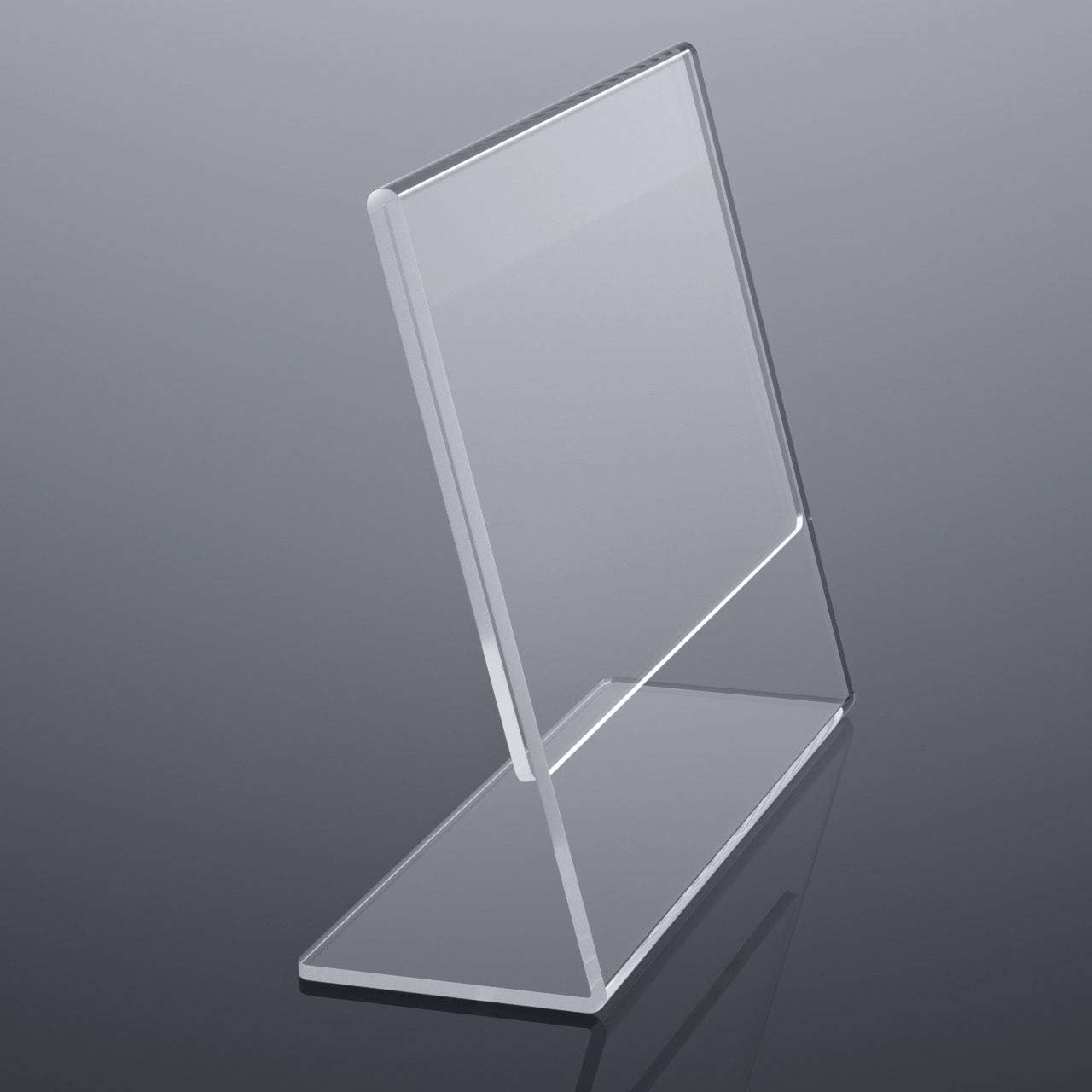 NIUBEE Acrylic Sign Holder 8.5×11 Inches 3 Pack Landscape, 8.5×11&Prime;, Clear