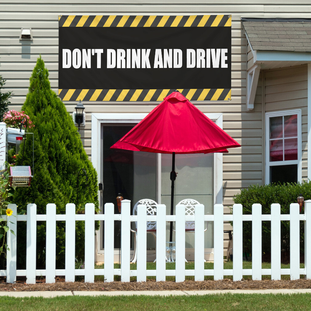 Vinyl Banner Multiple Sizes Don&rsquo;T Drink and Drive Restaurant & Food Outdoor
