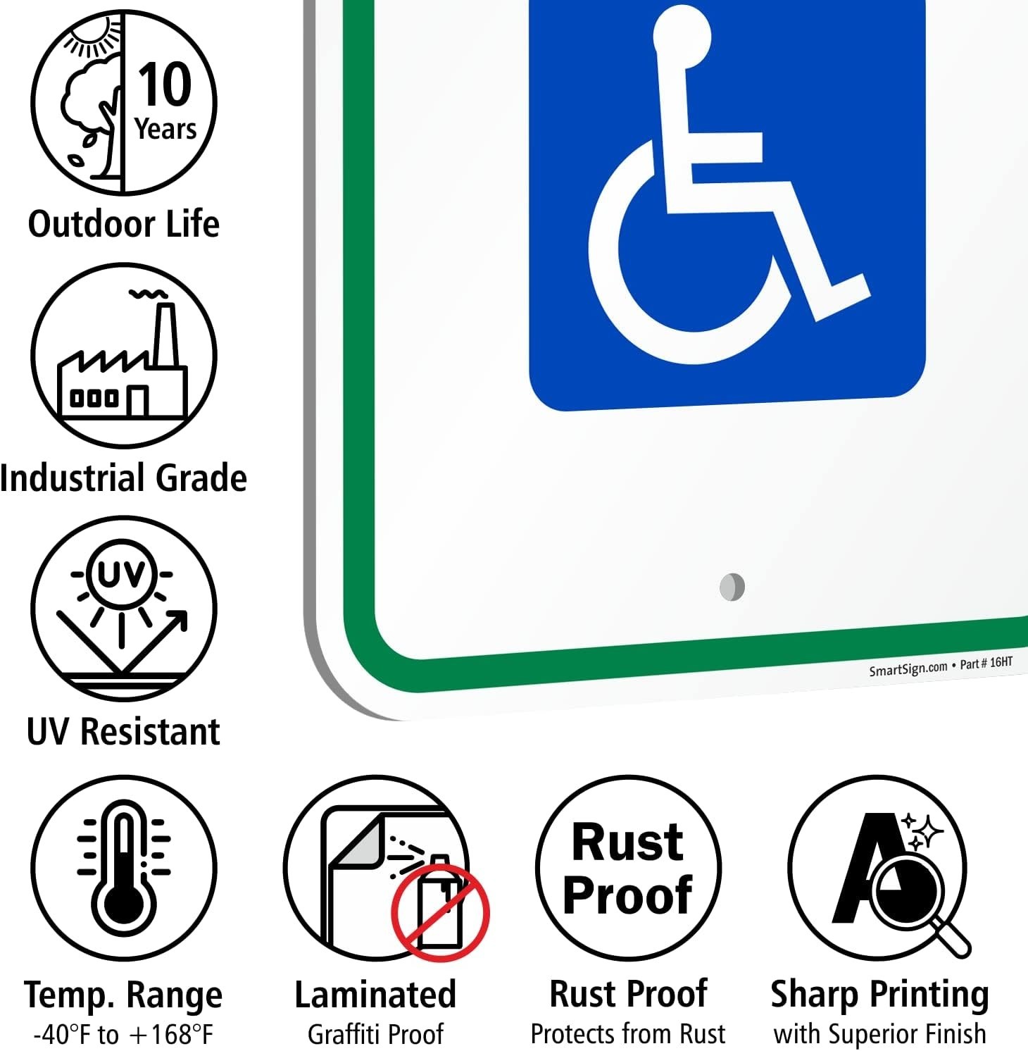 Professional Reserved Parking Sign – 12×18 Aluminum
