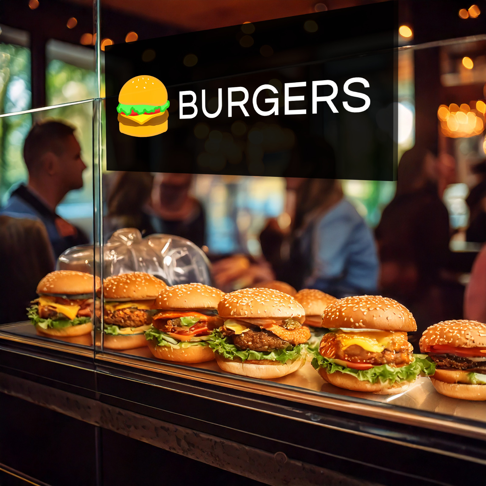 Pro-Lite **NEW** LED NANO SIGN – Burgers