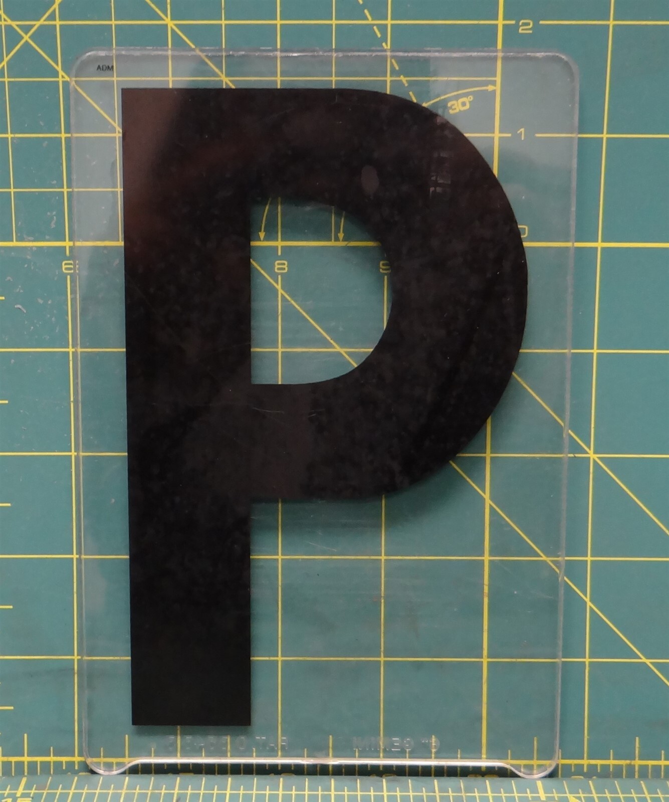 (P) 7&Prime; x 4-1/2&Prime; Acrylic Wagner Zip-Change Marquee Sign Changeable Letter