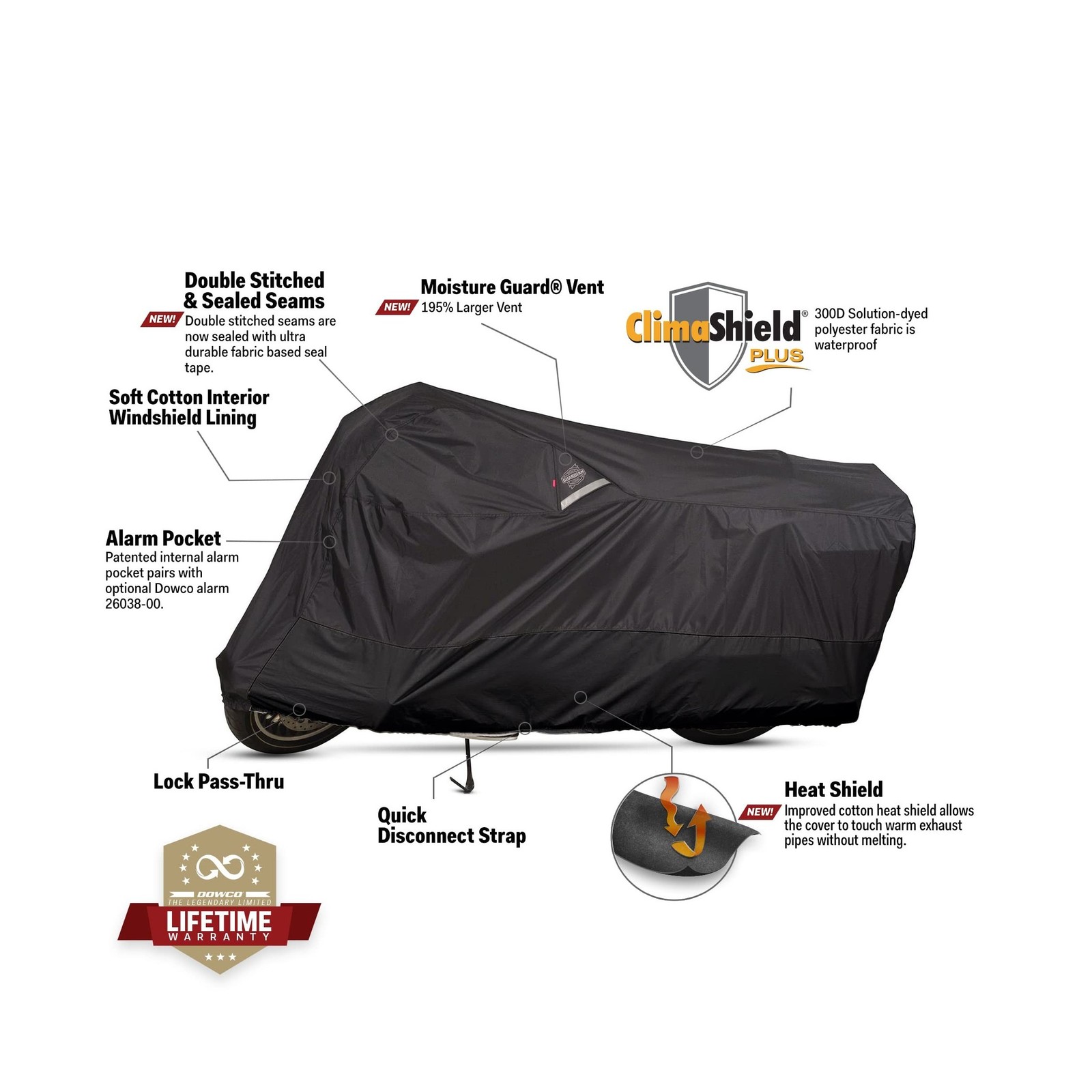 Dowco Guardian 51614-00 WeatherAll Plus Indoor/Outdoor Waterproof Motorcycle …