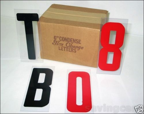 6&Prime; Letters on 7&Prime; Changeable Flex Panel for Portable Marquee Signs