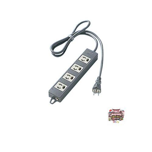 NEW Panasonic OA Power Strip Grounded 15A Locking Type 4 Outlets WCH2414B Black