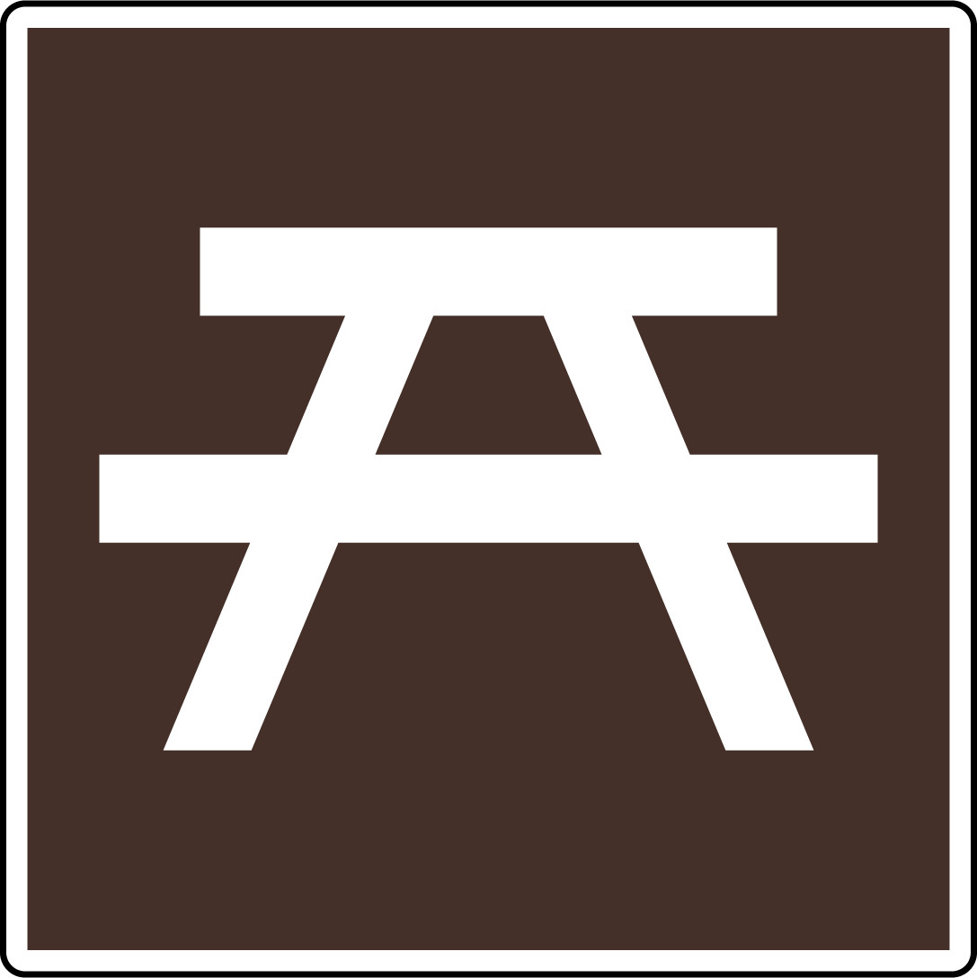 PICNIC TABLE | Adhesive Vinyl Sign Decal
