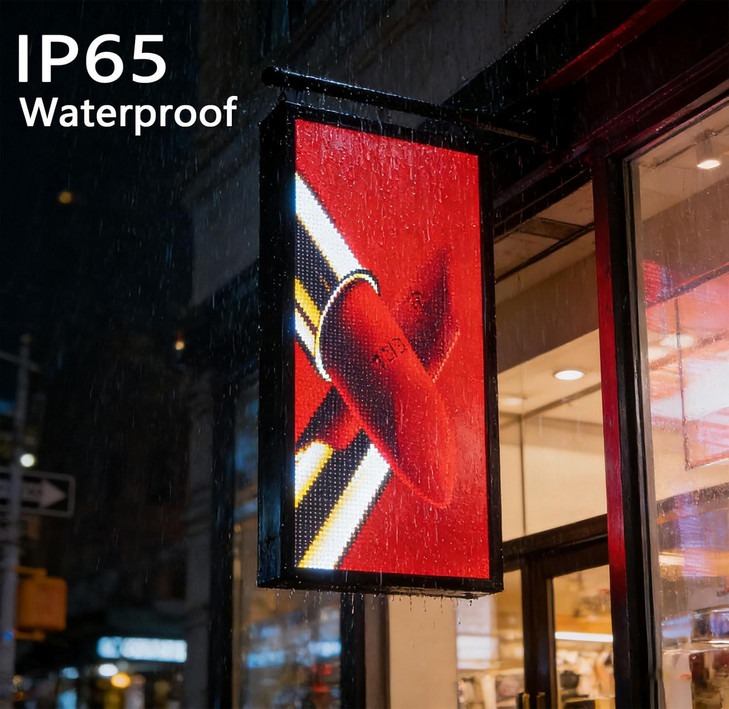 Led Signs Scrolling Programmable, Display Screen Outdoor Waterproof 40&Prime;x17&Prime;