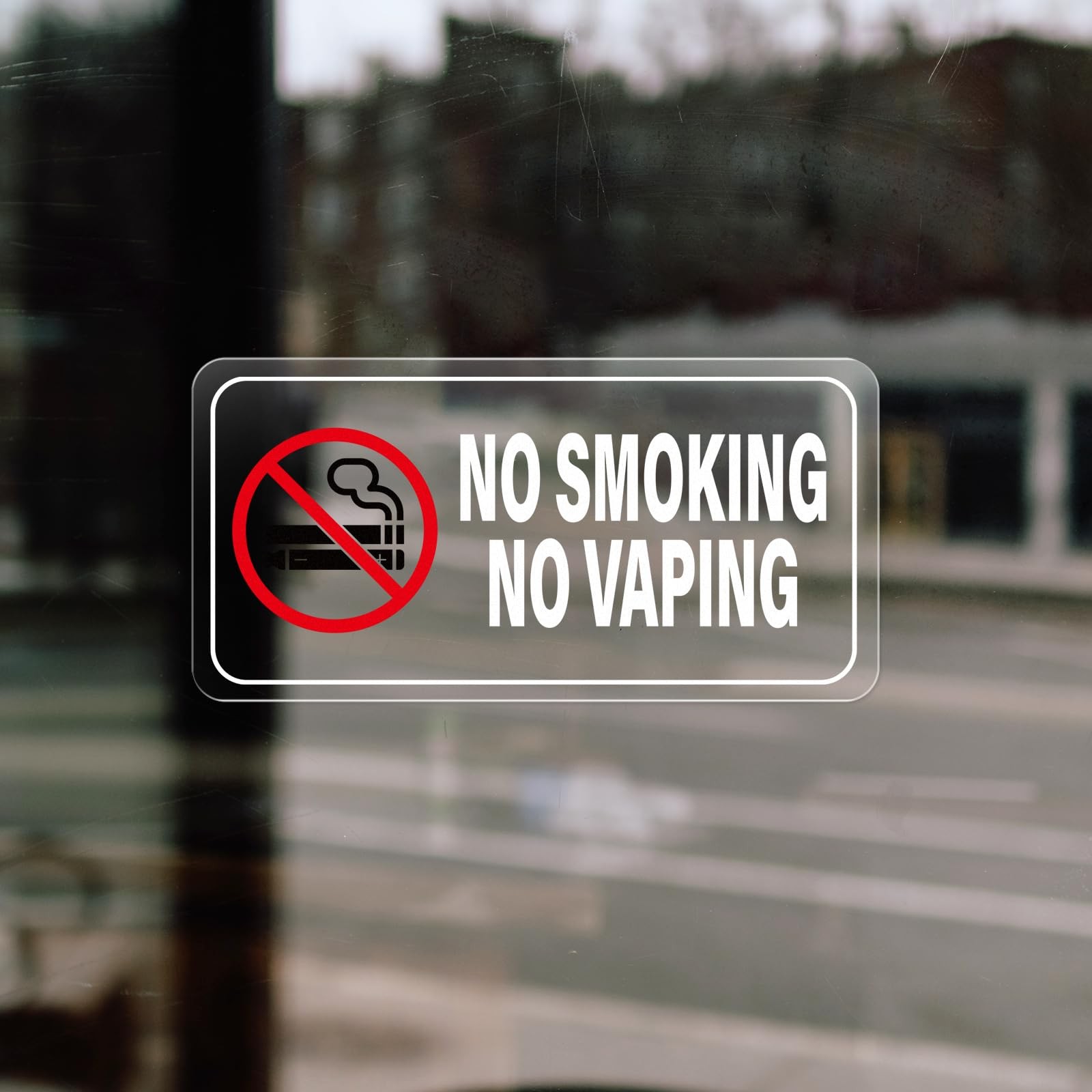 10 Pack 2×4 Inch No Smoking Sticker Self Adhesive Decals for Vehicles Cars