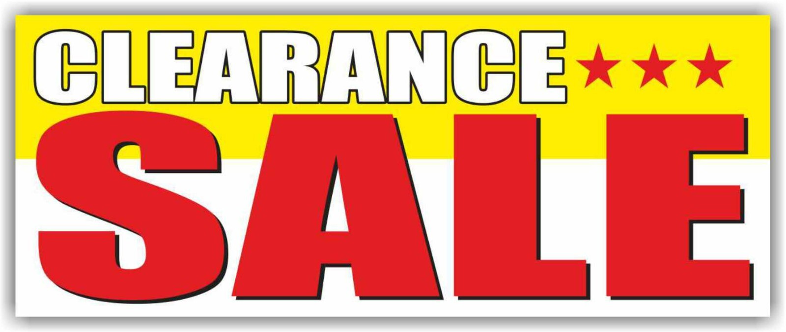 CLEARANCE SALE Advertising Banner Vinyl Mesh Sign discount retail 30 40 50 % off