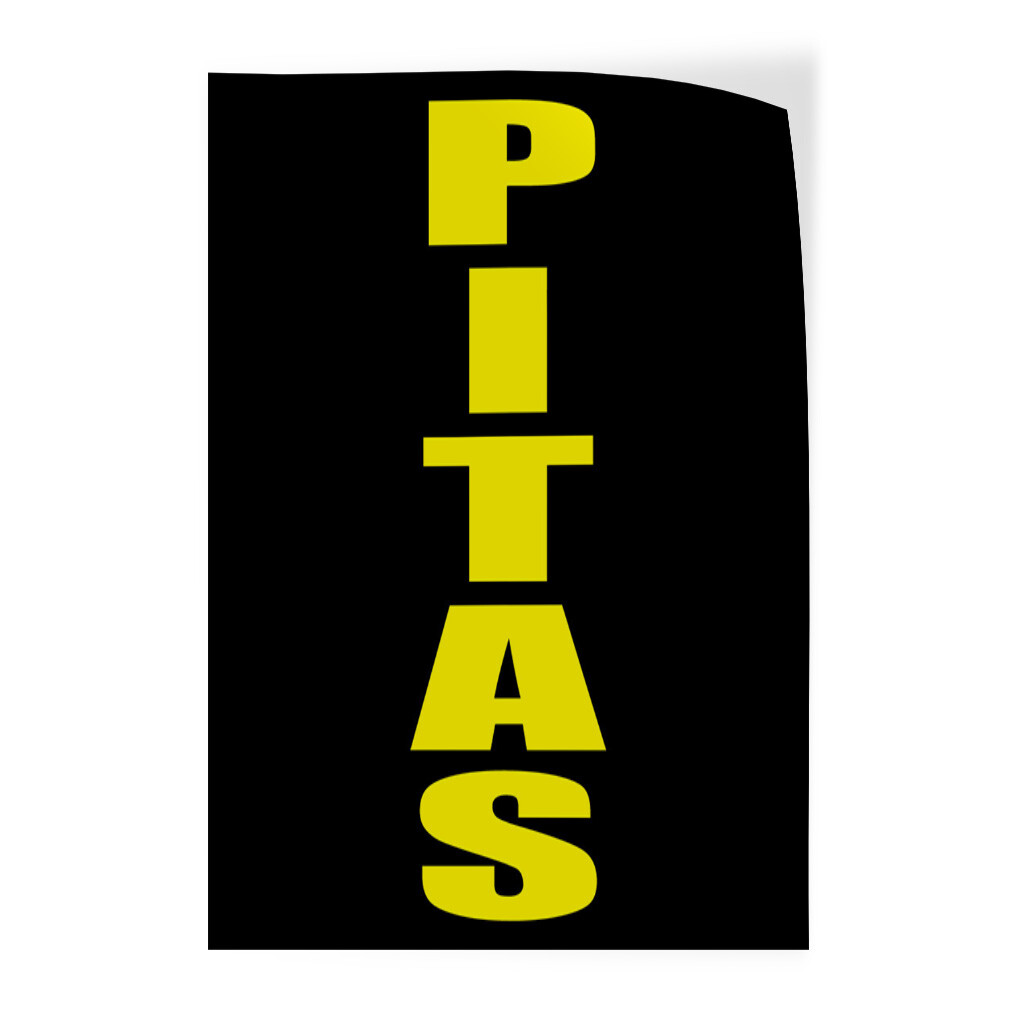 Door Decals Vertical Vinyl Stickers Multiple Sizes Pitas Style 6 Vinyl