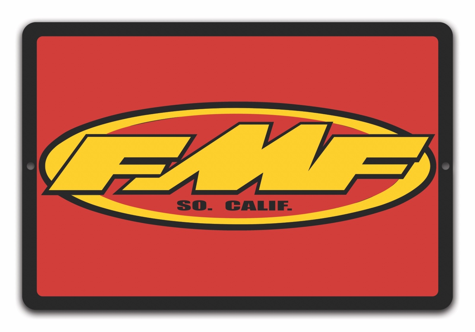 FMF RACING 12&Prime;x18&Prime; Metal Sign Garage Man Cave