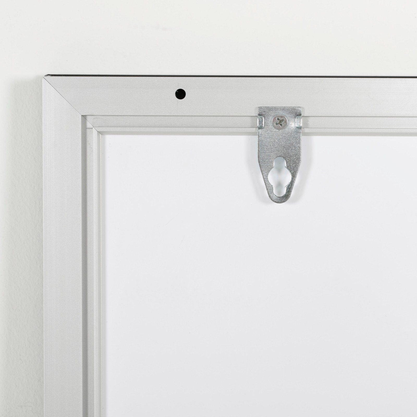 LEDbox LED Backlit Poster Frame, Silver, Aluminum, Photo, Picture, Sign Holder