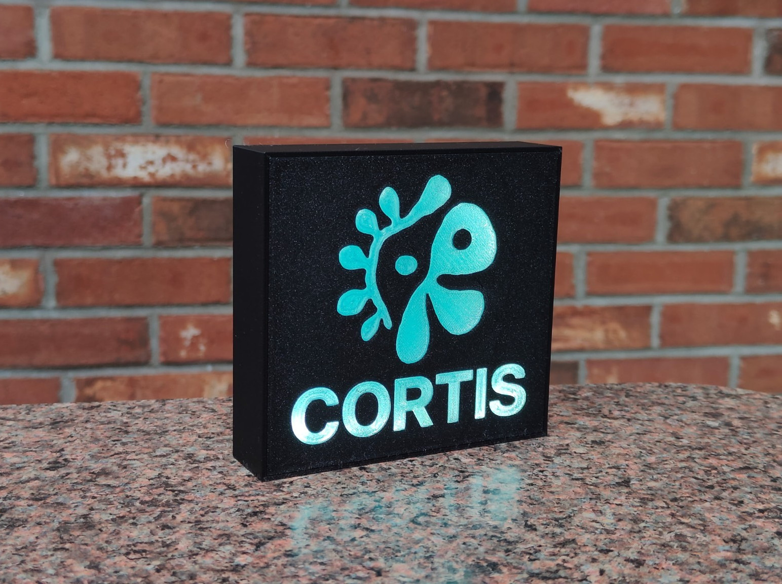 KPop Cortis LED Lightbox – Cotis (코르티스) Logo USB Illuminated Sign