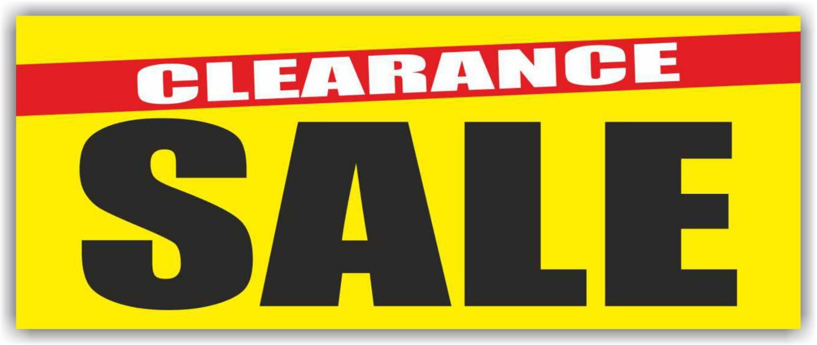 CLEARANCE SALE Advertising Banner Vinyl Mesh Sign discount retail 30 40 50 % off