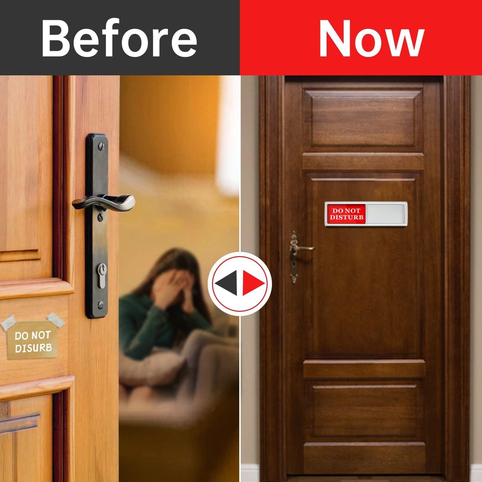 Do Not Disturb Door Hanger Sign Meeting In Progress Door Sign Green And Red Idea