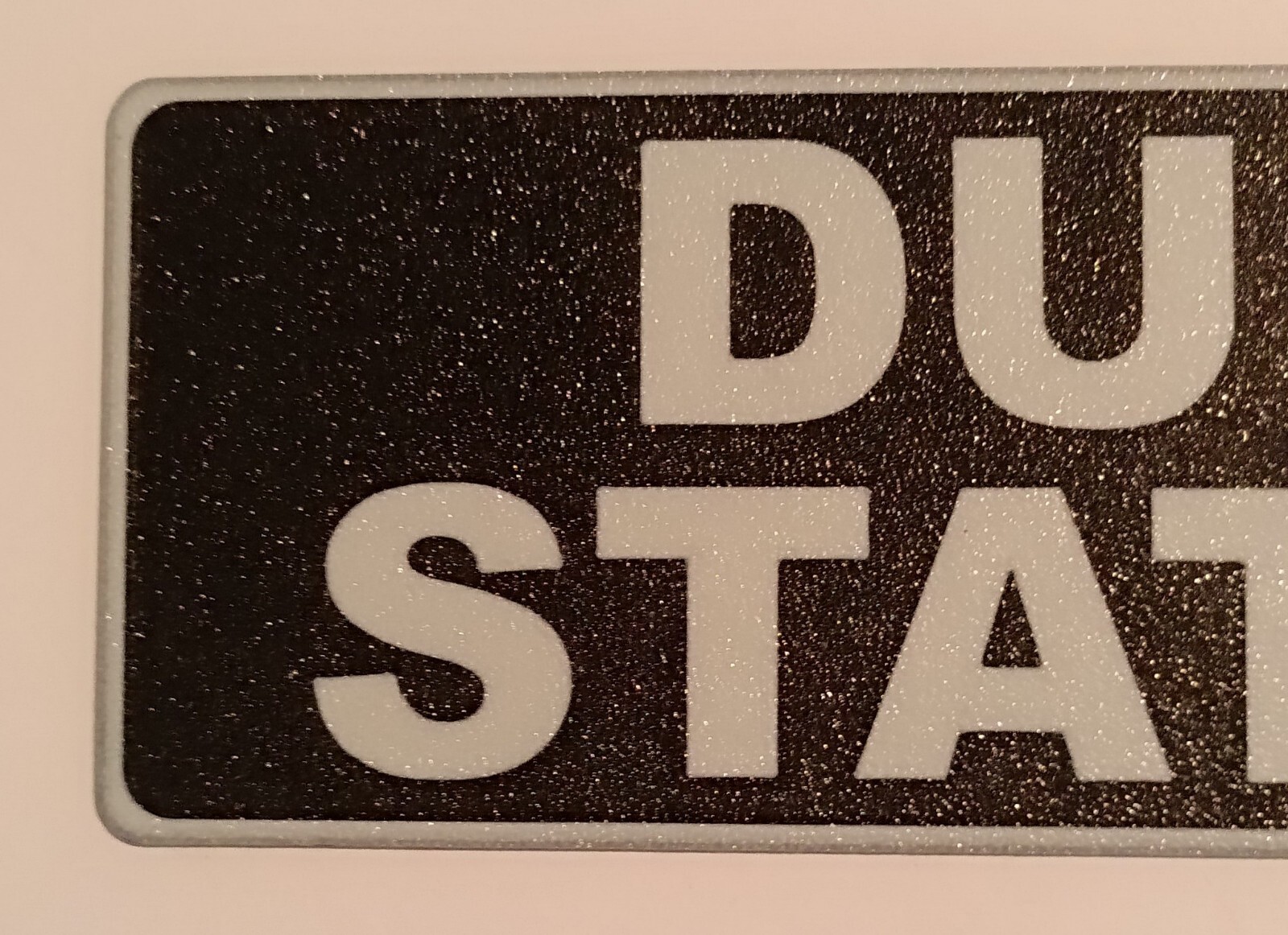 Funny « Dump Station » Restroom Sign 3&Prime; X 9&Prime; Plastic w/Adhesive Strips New