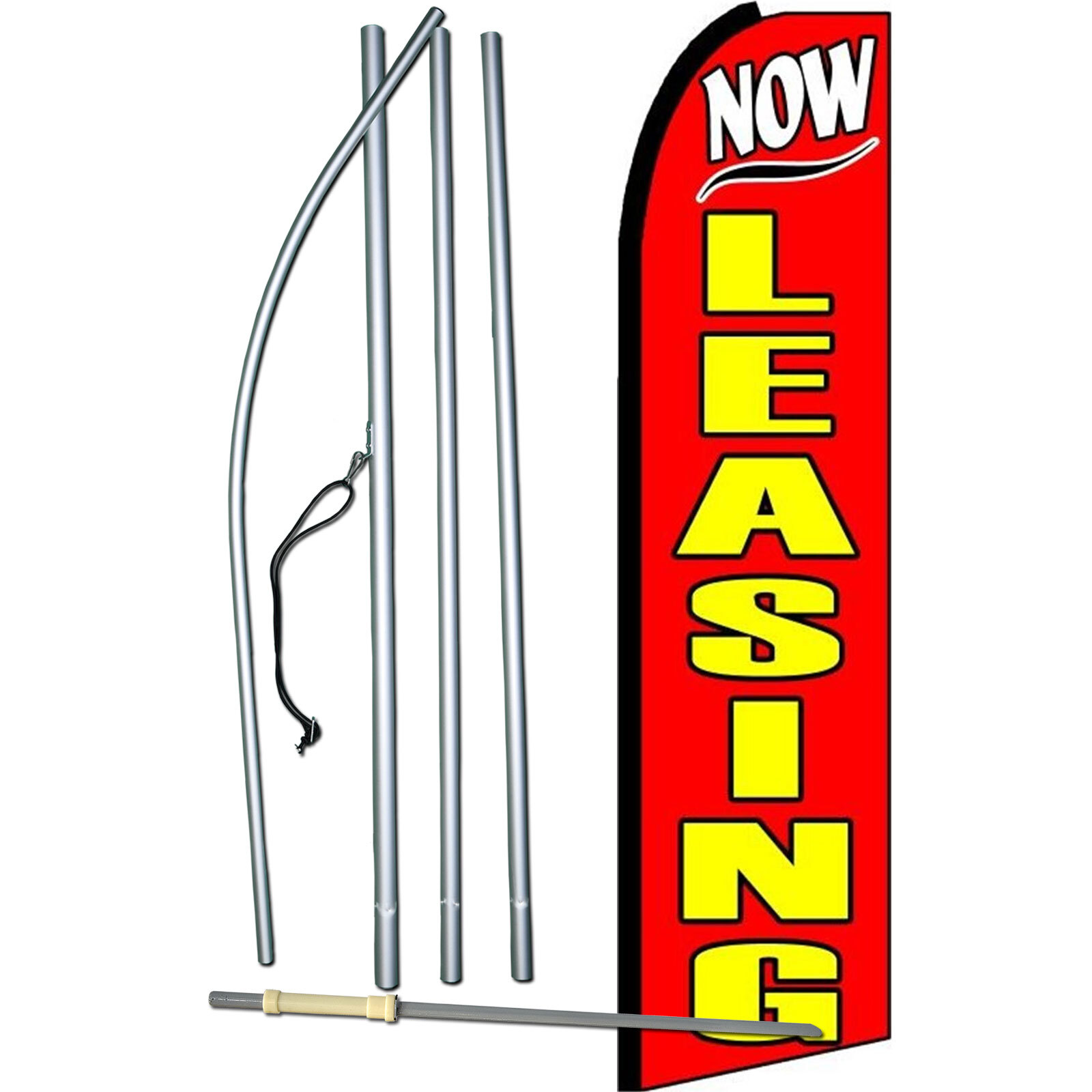 Now Leasing Complete Swooper Flag Bundle