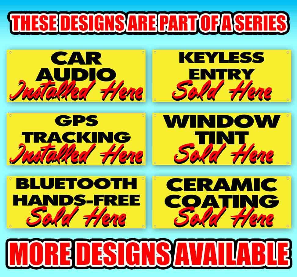 BLUETOOTH HANDS-FREE SOLD HERE Advertising Vinyl Banner Flag Sign Many Sizes