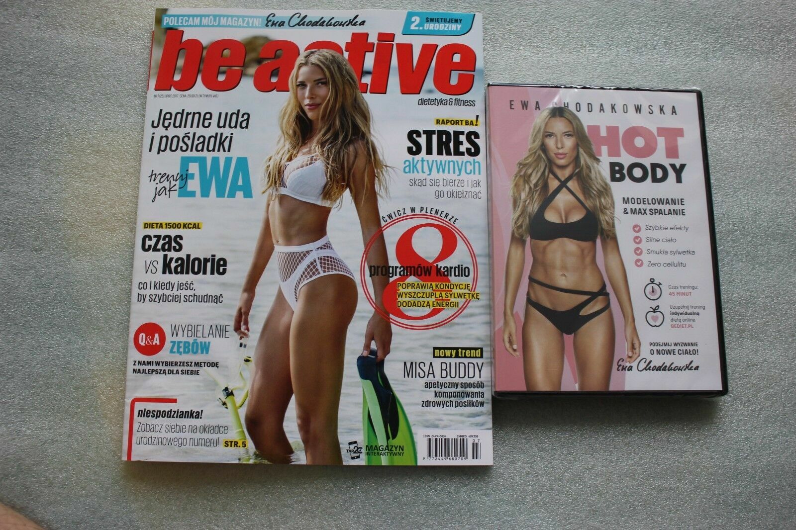 BE ACTIVE 7/2017 Ewa Chodakowska + Hot Body DVD