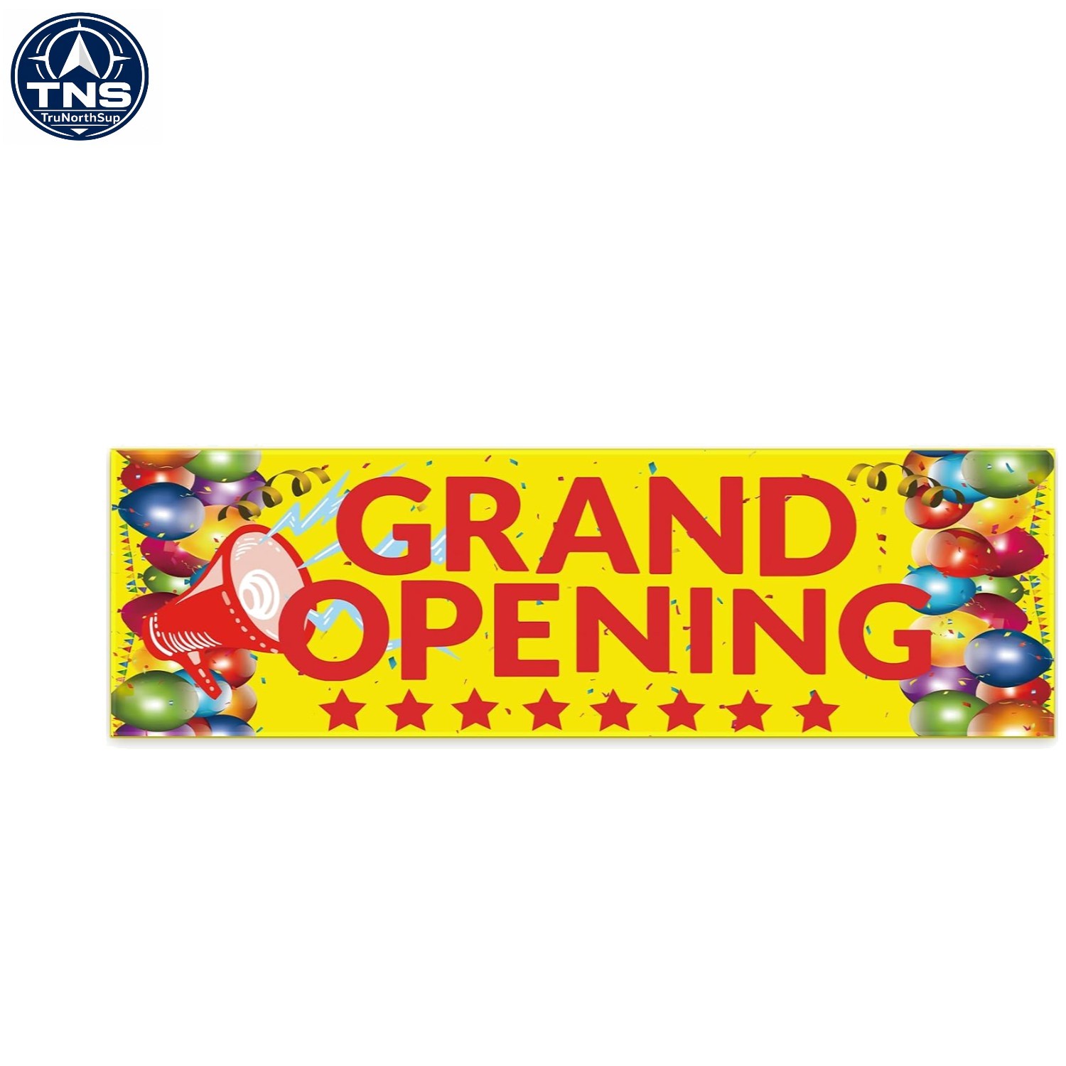 Grand Opening Banner 3×10 ft Waterproof Oxford Cloth Sign with Rope for Store…