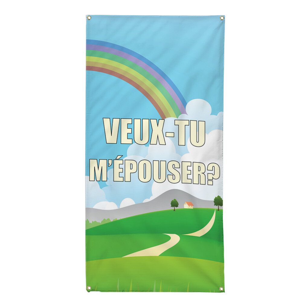 Vertical Vinyl Banner Multiple Sizes Outdoor Weatherproof Industrial Yard Signs