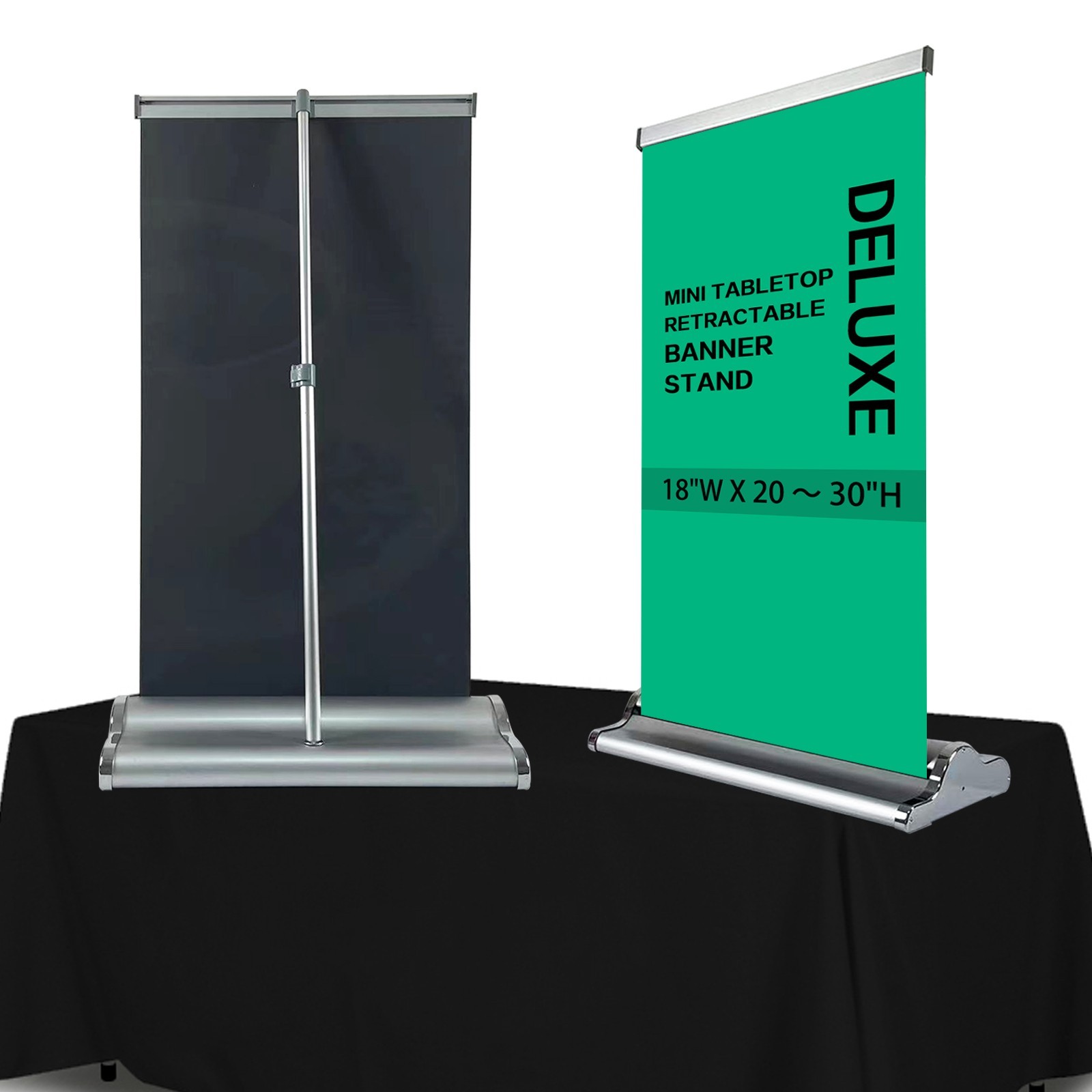 Deluxe Retractable Banner Stand 18&Prime;24&Prime;33.5&Prime;36&Prime;48&Prime;60&Prime;W (Stand ONLY) Widened Base