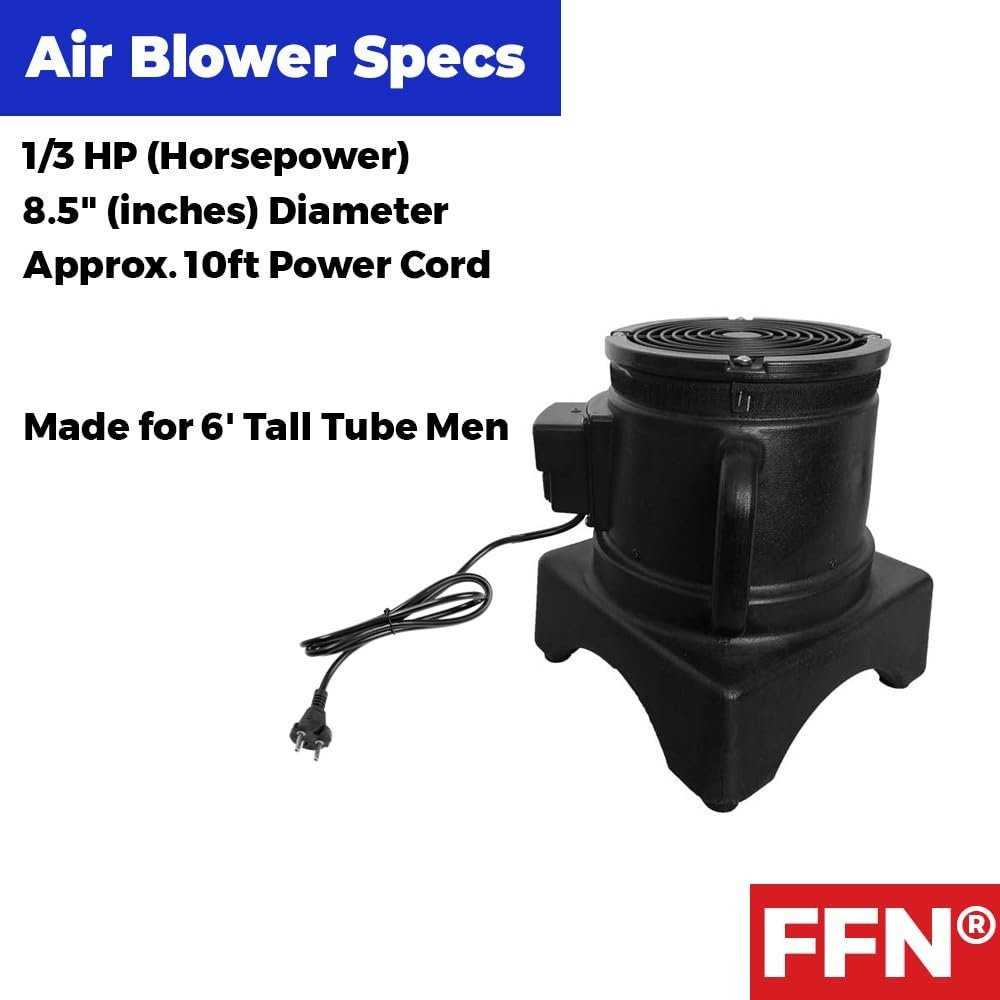 Air Powered Blower Motor – Compatible for 6FT Inflatable Tube Man Waving…