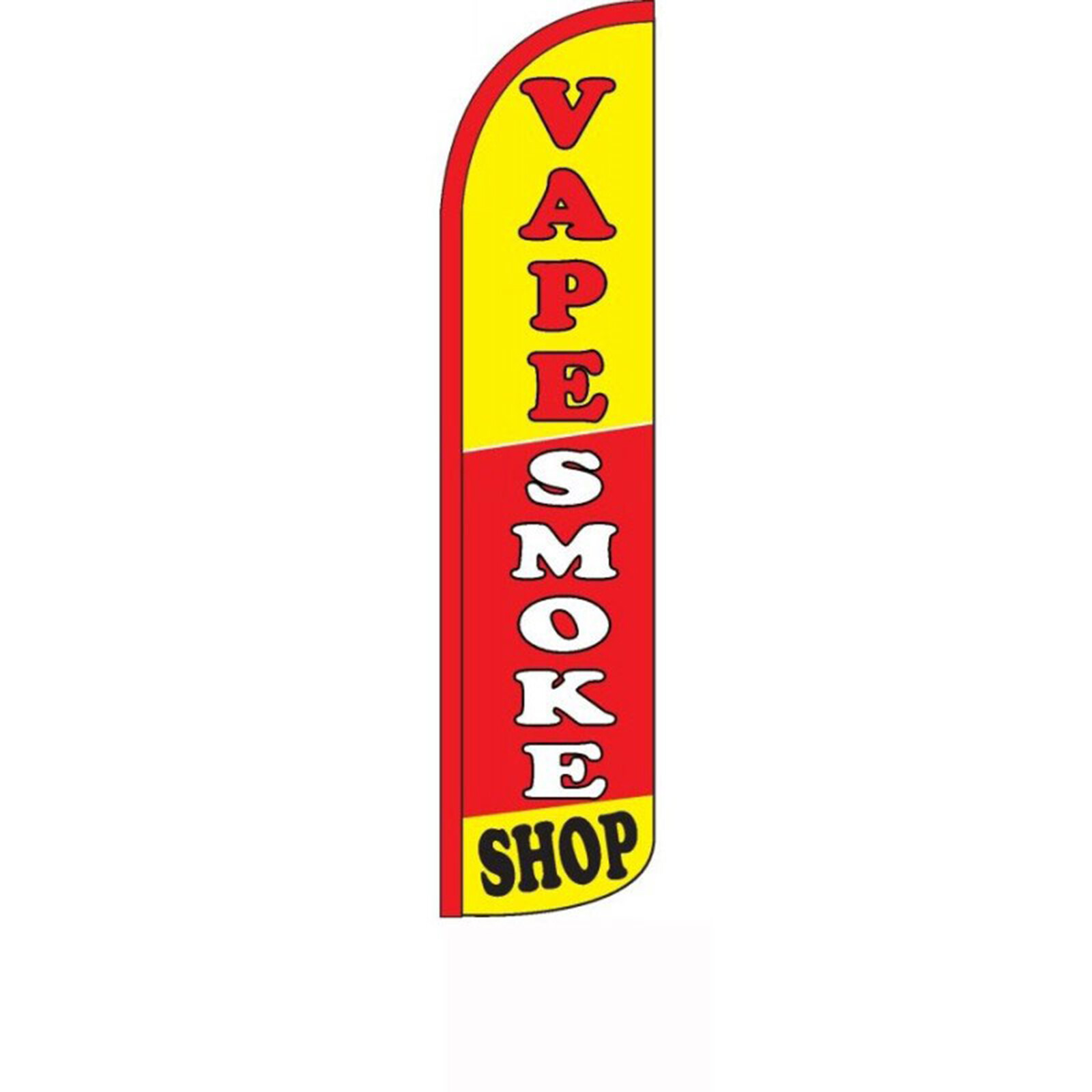 Vape Smoke Shop 3 ft X 11 1/2 ft Swooper Flag