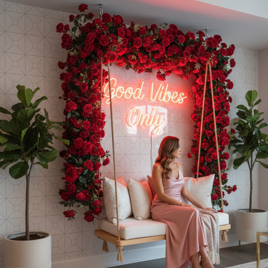 Custom Neon Sign – LED Lights Wedding Birthday Party Cafe Salon Wall Decor Sign