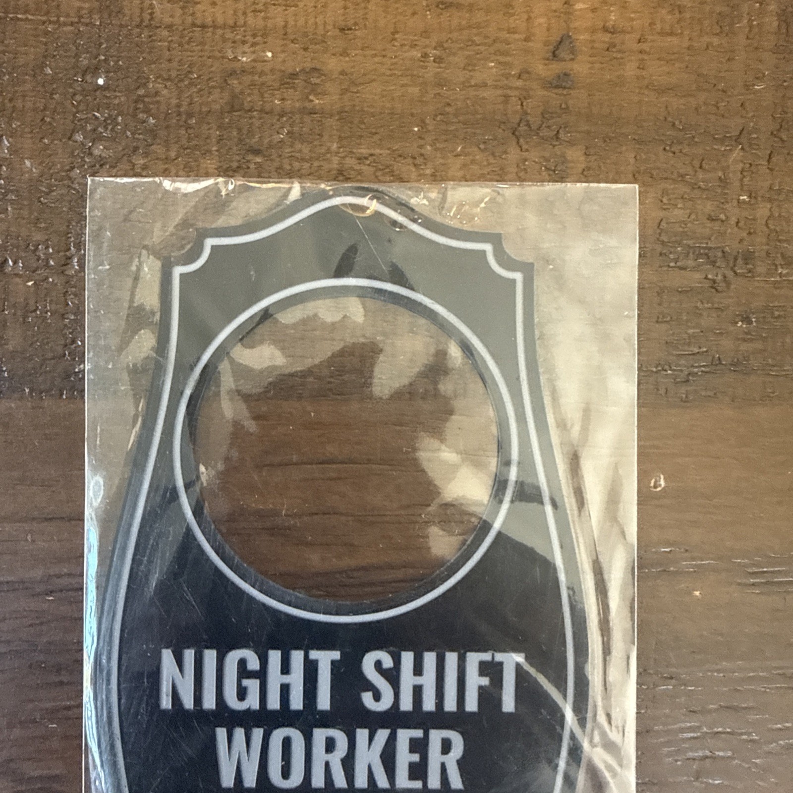 Night Shift Worker Sleeping Do Not Knock Or Ring The Bell Door Hanger 4&Prime; x 8&Prime;