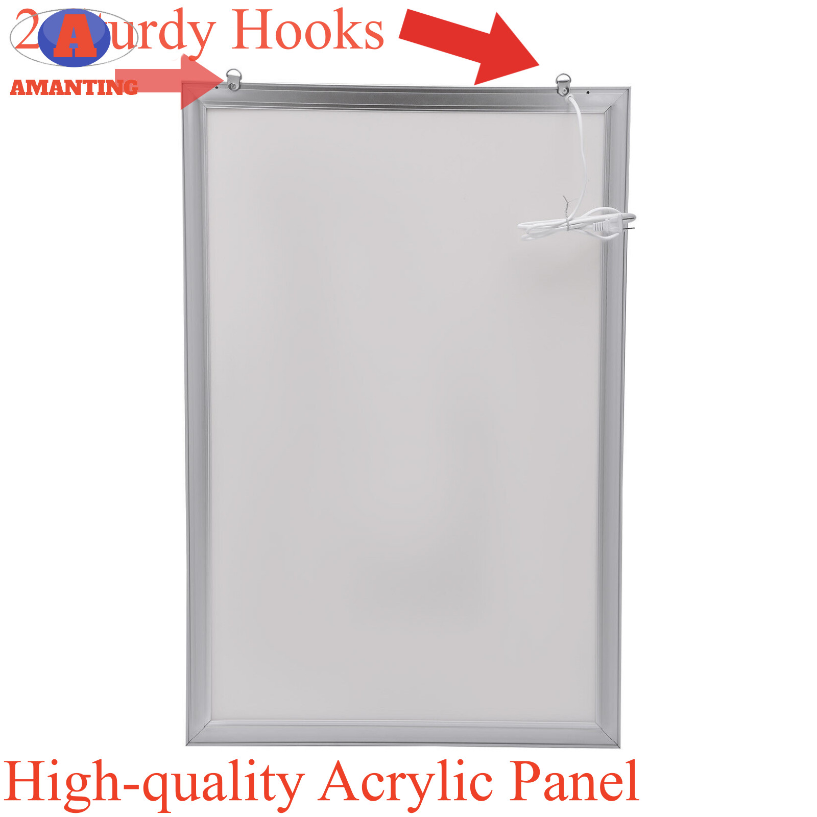 24&Prime;x36&Prime; LED Light Box Backlit Movie Poster Art Picture Frame Advertising Display