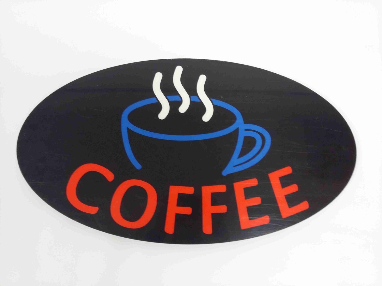 Pro-Lite *NEW* LED COFFEE SIGN – Oval flat