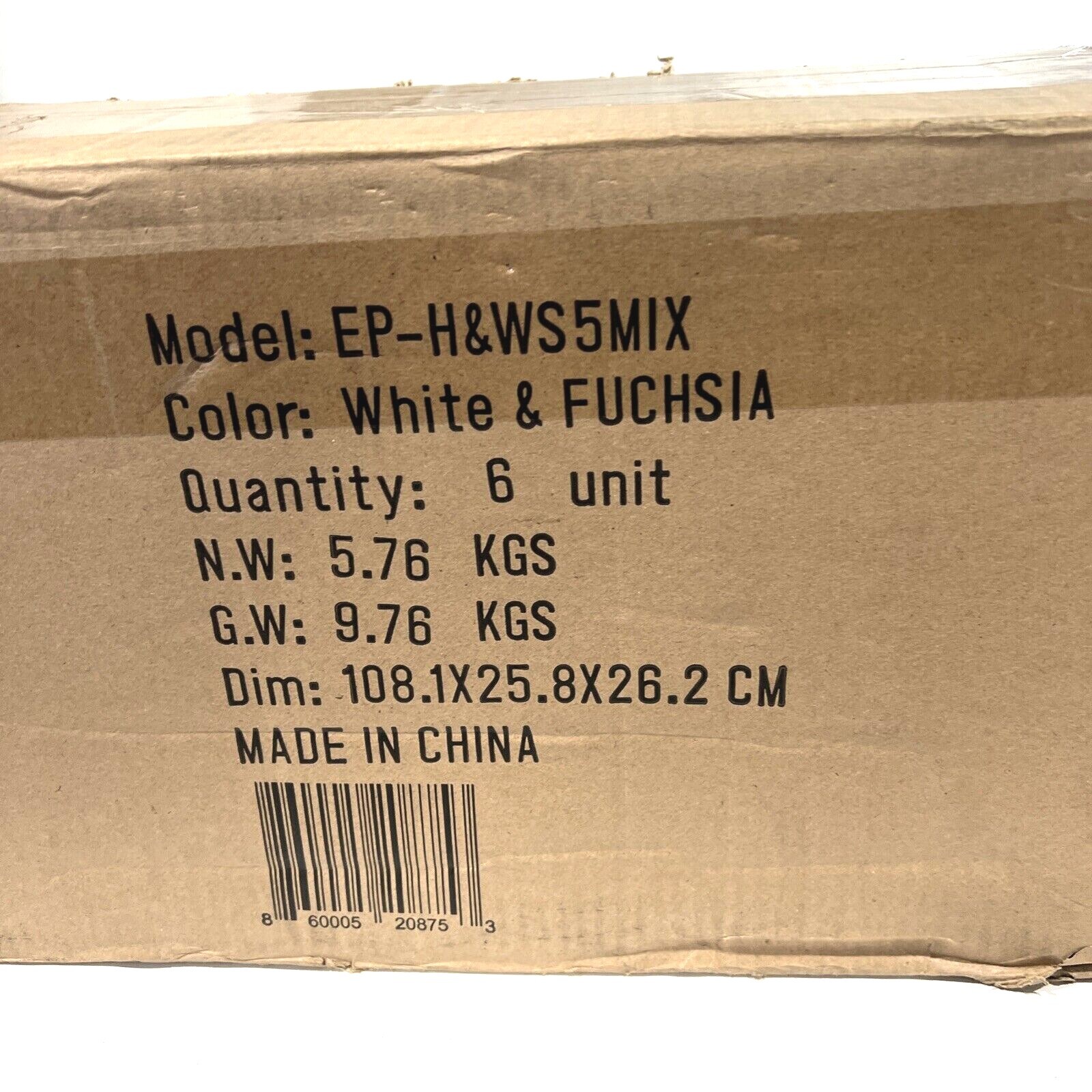 Business Image Signs « Hair & Wig » LED White & Fuchsia EP-H&WS5MIX (Single SIgn)