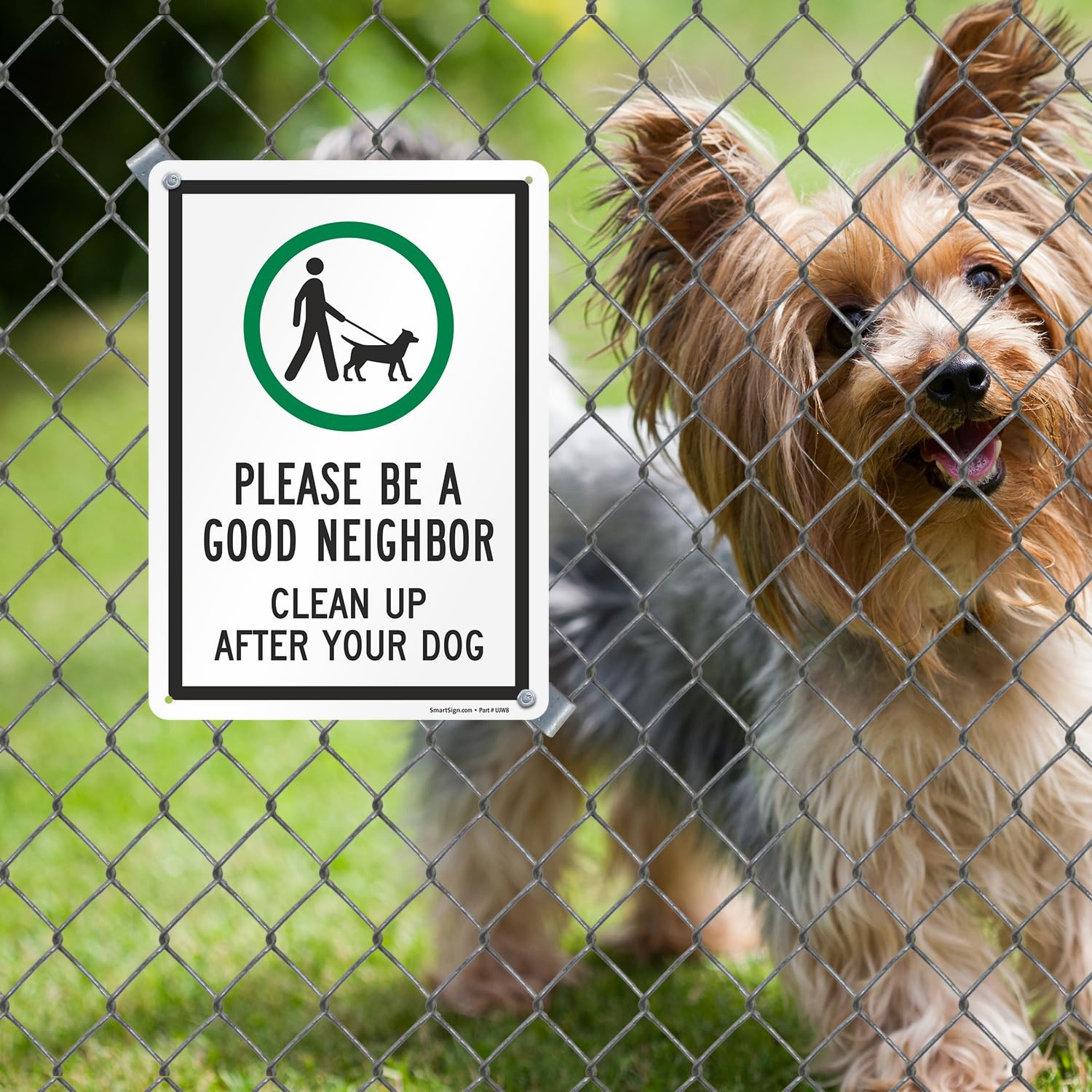 14 x 10 inch Laminated Rustproof Aluminum Neighbor Sign -Made 100+ Years of S…