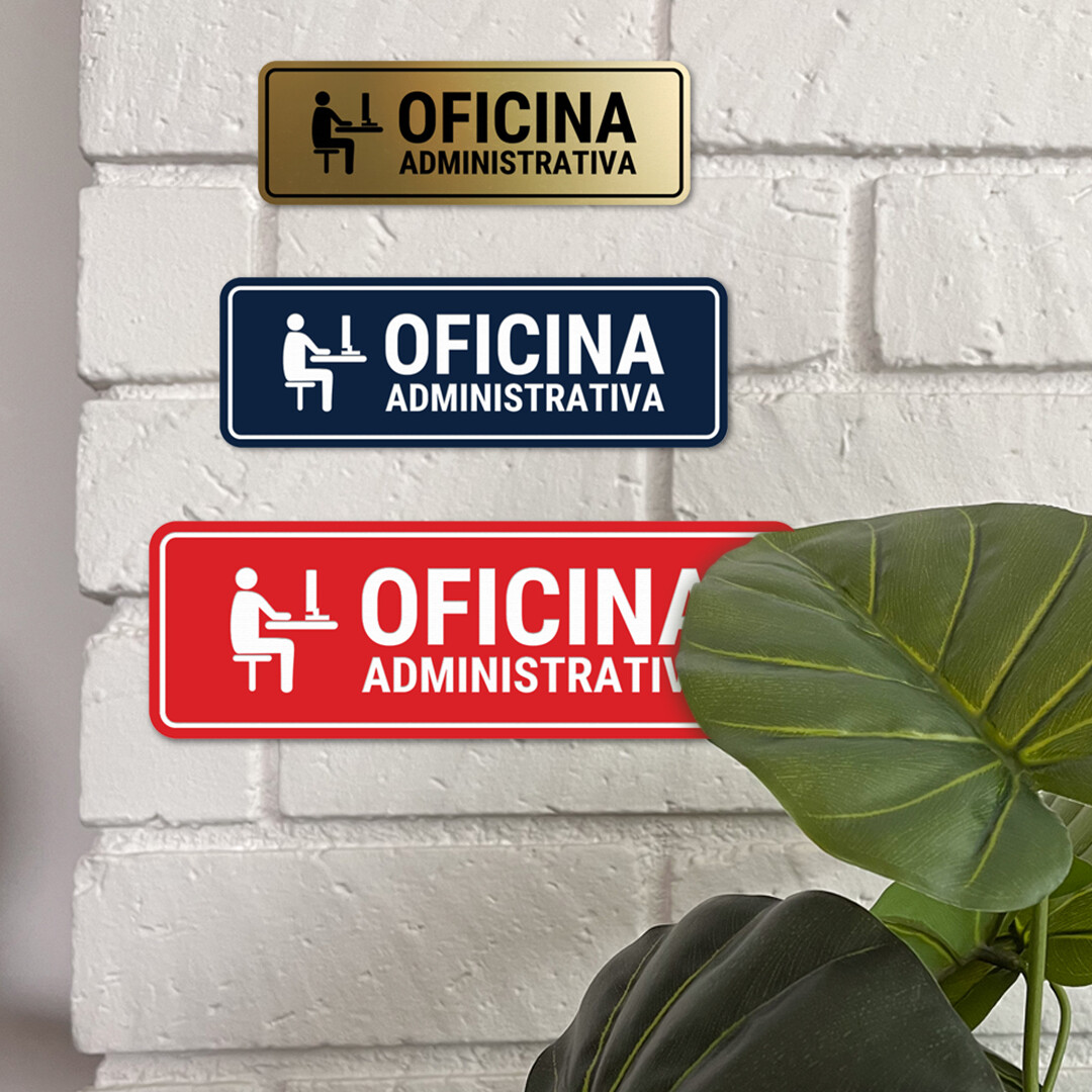 Standard Plus Oficina Administrativa Door or Wall Sign